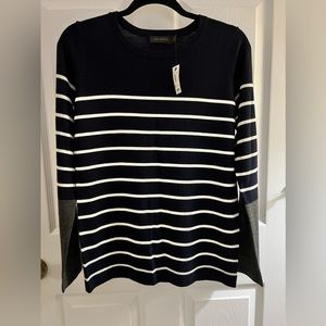 NWT Limited Stripe Color Block Knit Top